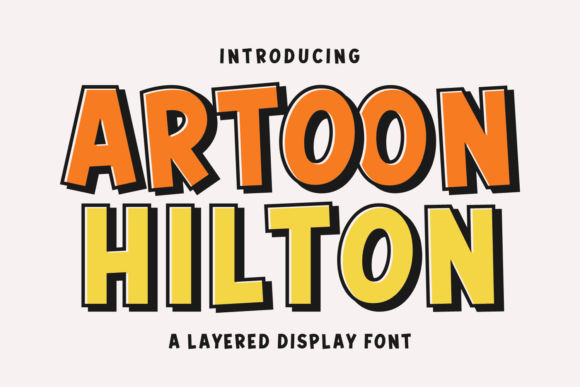 Artoon Hilton: A Playful Display Font for Editorial Joy
