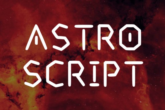 Astro Script: A Celestial Display Font for Modern Web Design