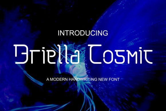 Briella Cosmic: A Display Font That Feels Like Sunshine on Paper