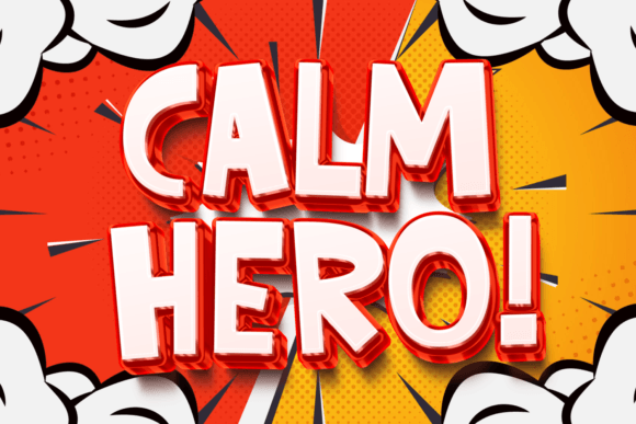 Calm Hero: A Whimsical Display Font That Lifts Your Web Design