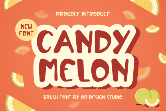 Candy Melon: A Bold Display Font That Anchors Digital Branding