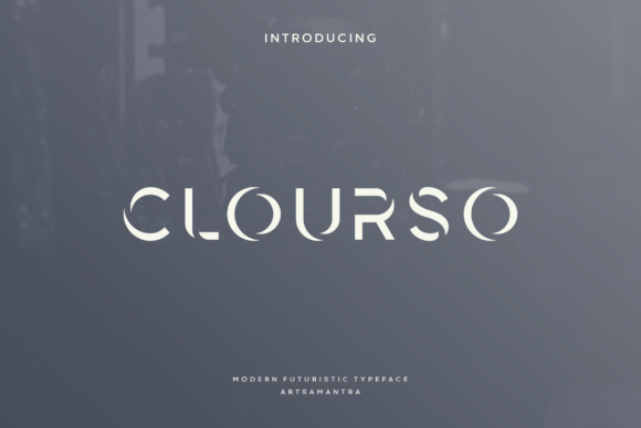 Clourso: A Luxurious Display Font for Modern Brand Identity