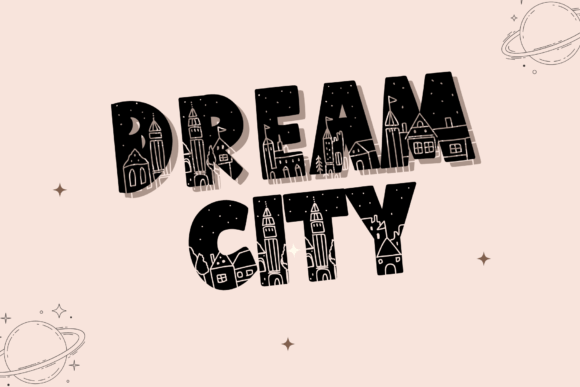 Dream City: A Friendly Display Font for Editorial Charm