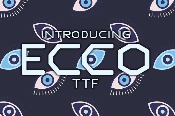 Ecco: A Sci-Fi Display Font That Strengthens Your Brand
