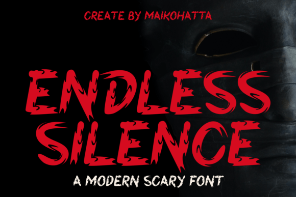 Endless Silence: A Display Font That Sets the Halloween Mood Instantly