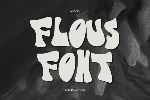 Flous: A Bold Display Font That Actually Works in Real Branding