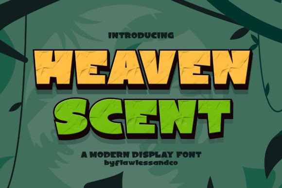 Heaven Scent: A Thoughtful Display Font for Editorial Calm