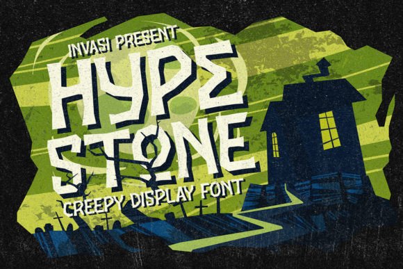 Hypestone: A Spooky Display Font That Builds Brand Recognition