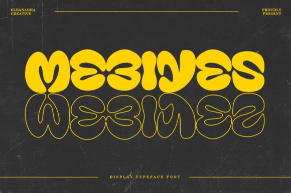 Mebiyes: A Retro Bubble Display Font That Lifts Your Brand