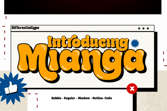 Mianga: A Retro Display Font for Editorial Charm