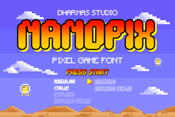 Nano Pix: The Display Font That Makes Your Campaign Pop
