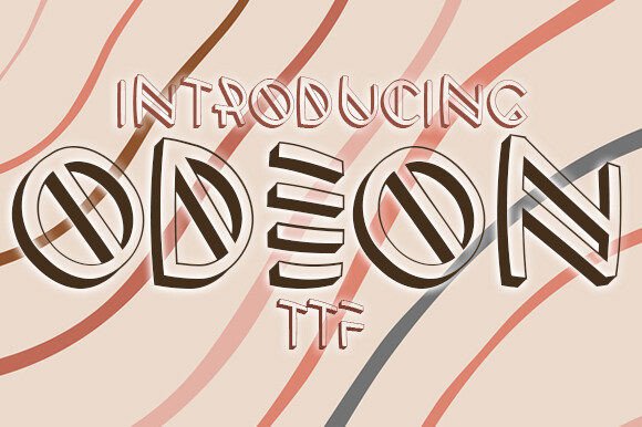 Odeon: A Standout Display Typeface for Small Business Branding
