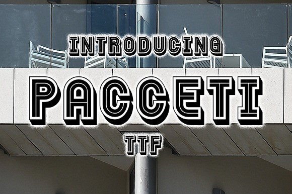 Pacceti: A Display Font That Makes Your Brand Instantly Memorable