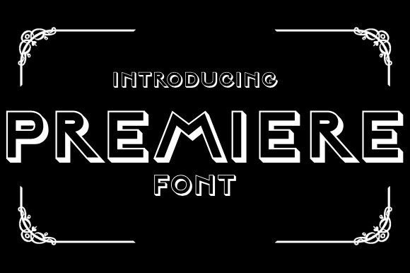 Premiere: A Display Font That Commands Attention