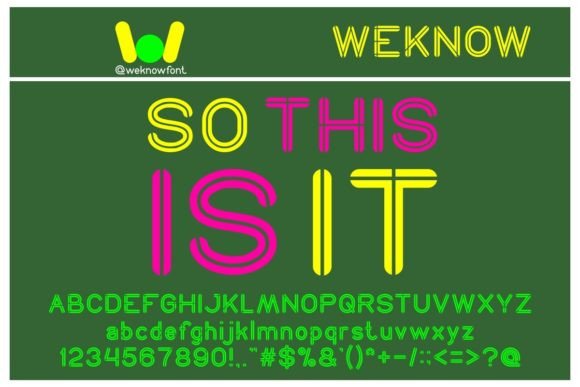 So This is It: A Display Font for Bold Digital Identity