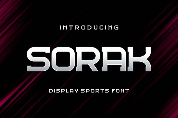 Sorak: A Bold Display Font for Modern Web Design