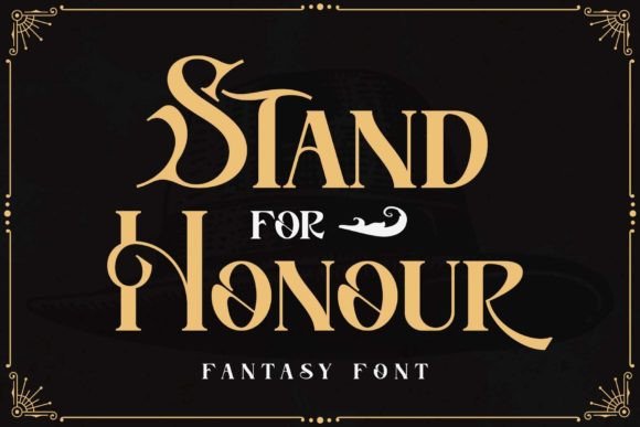 Stand for Honour: A Display Font That Builds Brand Trust
