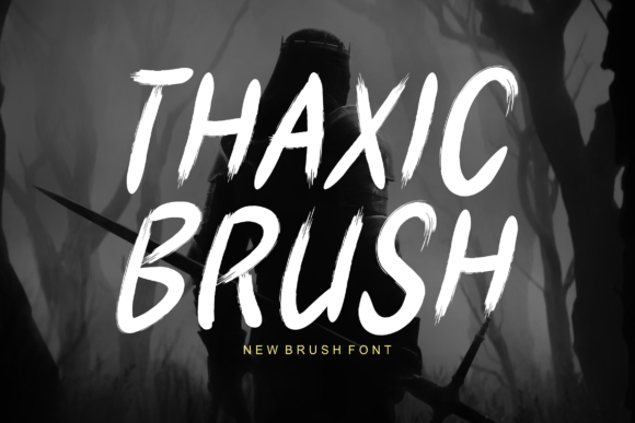 Thaxic Brush: A Thoughtful Display Font for Editorial Moments
